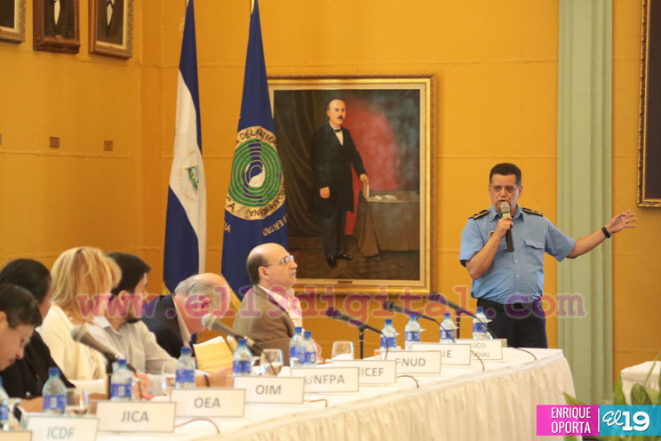 Gobierno Sandinista expone Estrategia de Seguridad y Tranquilidad Ciudadana y Humana al cuerpo diplomático